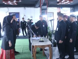 Bupati Ipuk Lantik Tiga Kepala Dinas di Pasar Rogojampi