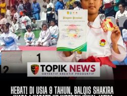 Hebat! Di Usia 9 Tahun, Balqis Shakira Juara 1 Karate Tingkat Provinsi, Ternyata Anak Prajurit TNI