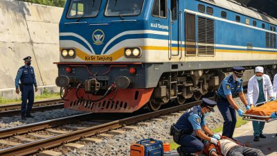 Warga Ketapang Tewas Tertabrak Kereta Api Sri Tanjung