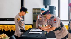Kapolresta Banyuwangi Pimpin Upacara Sertijab Sejumlah Pejabat Utama dan Kapolsek, Ini Daftar Lengkapnya