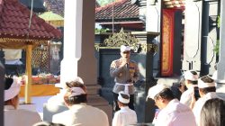 Hari Raya Galungan dan Kuningan, Kapolresta Banyuwangi Bersama Umat Hindu Rajut Kerukunan