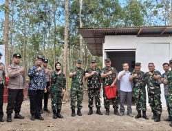 Dandim 0825/Banyuwangi Dampingi Tim Pengawas Kemhan Tinjau Pembangunan Batalyon TP di Purwoharjo