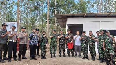 Dandim 0825/Banyuwangi Dampingi Tim Pengawas Kemhan Tinjau Pembangunan Batalyon TP di Purwoharjo